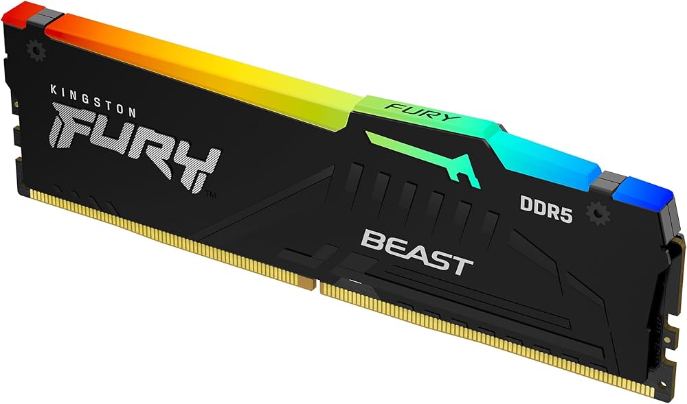 Amazon.co.jp: Kingston Fury Beast RGB 16GB 6800MT/s DDR5 CL34